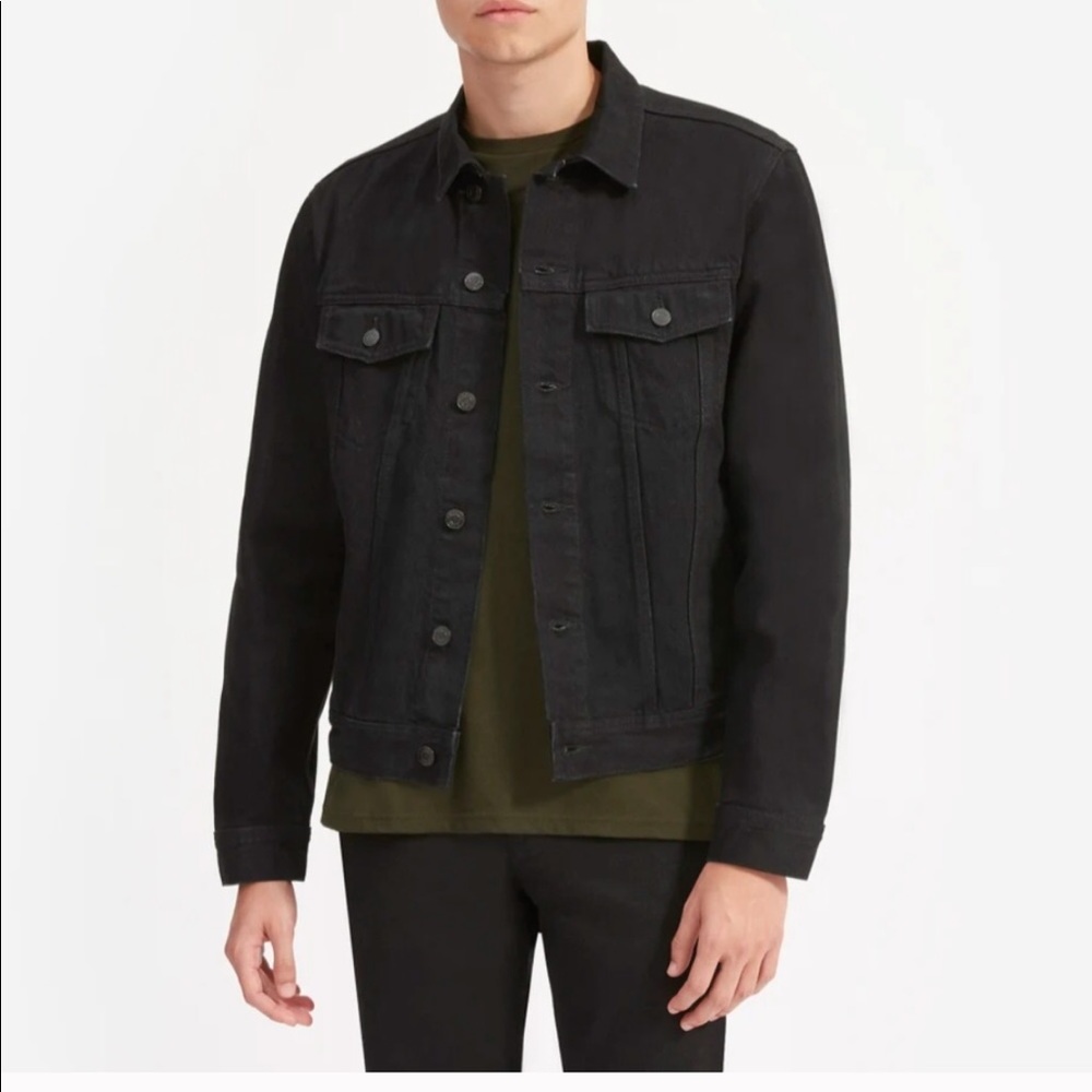 Men’s Everlane black denim jacket